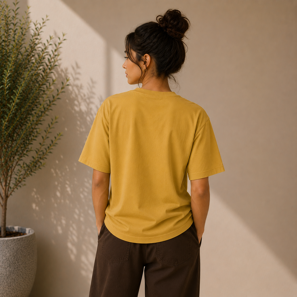 Golden Earth Oversized Tee