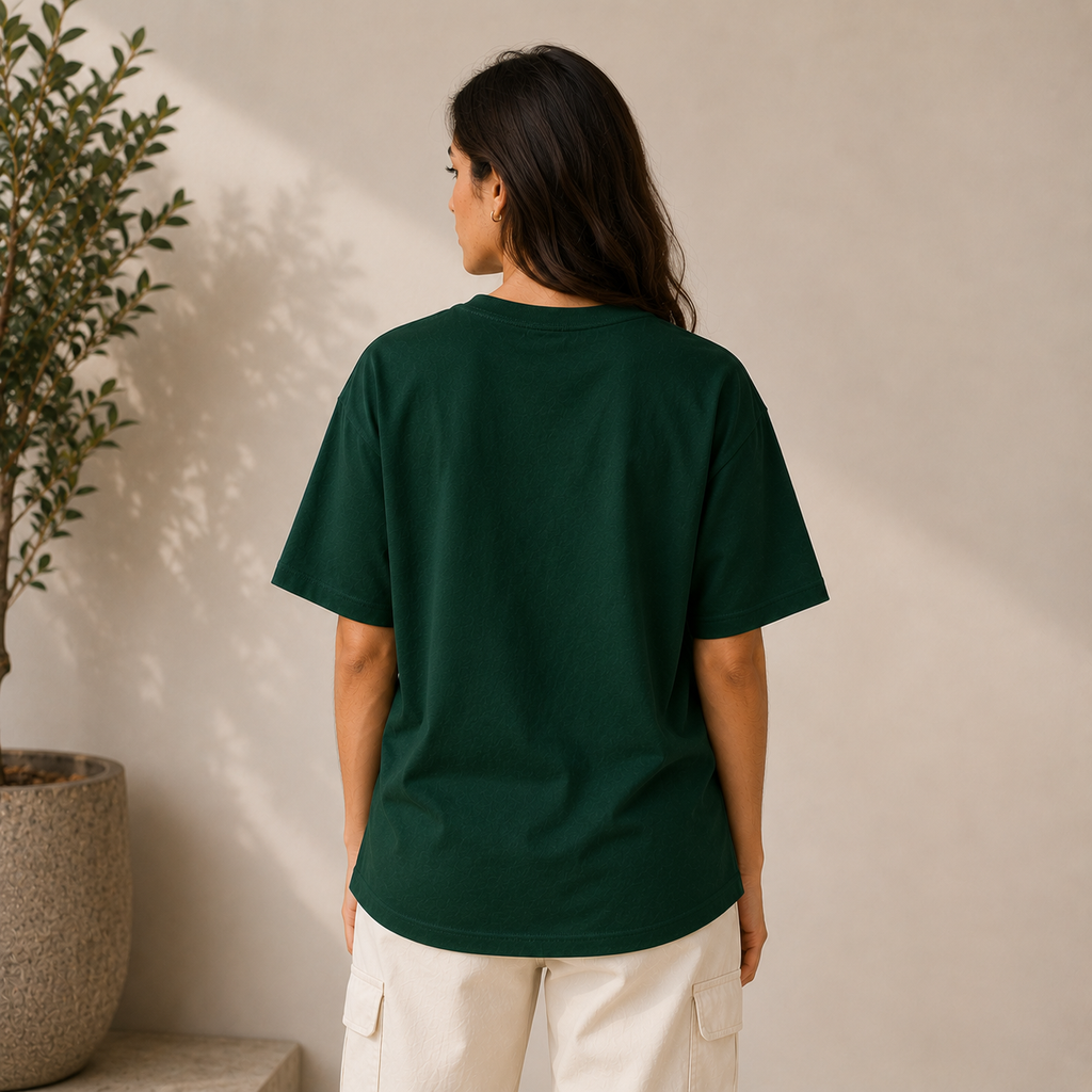Forest Moss Oversized Tee