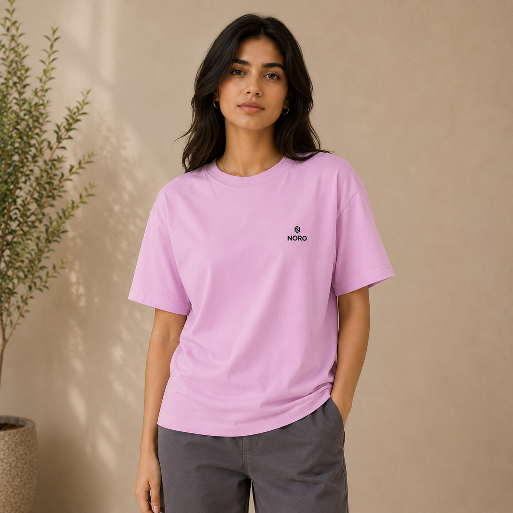 Dust Rose Oversized Tee