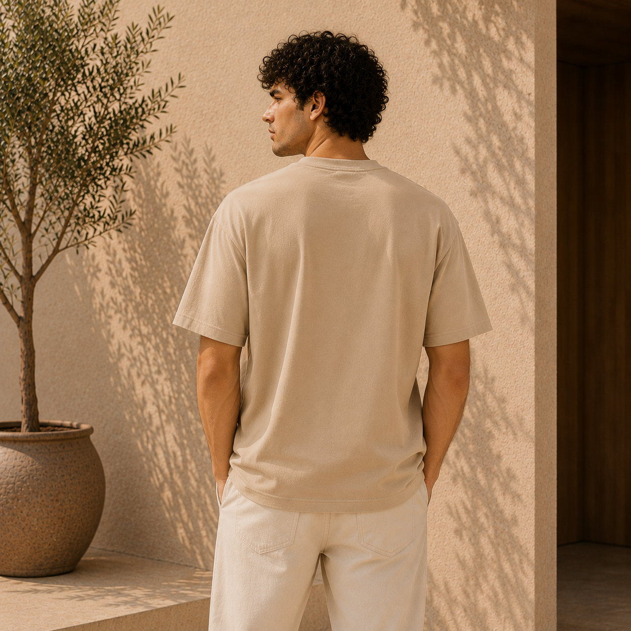 Desert Sand Oversized Tee