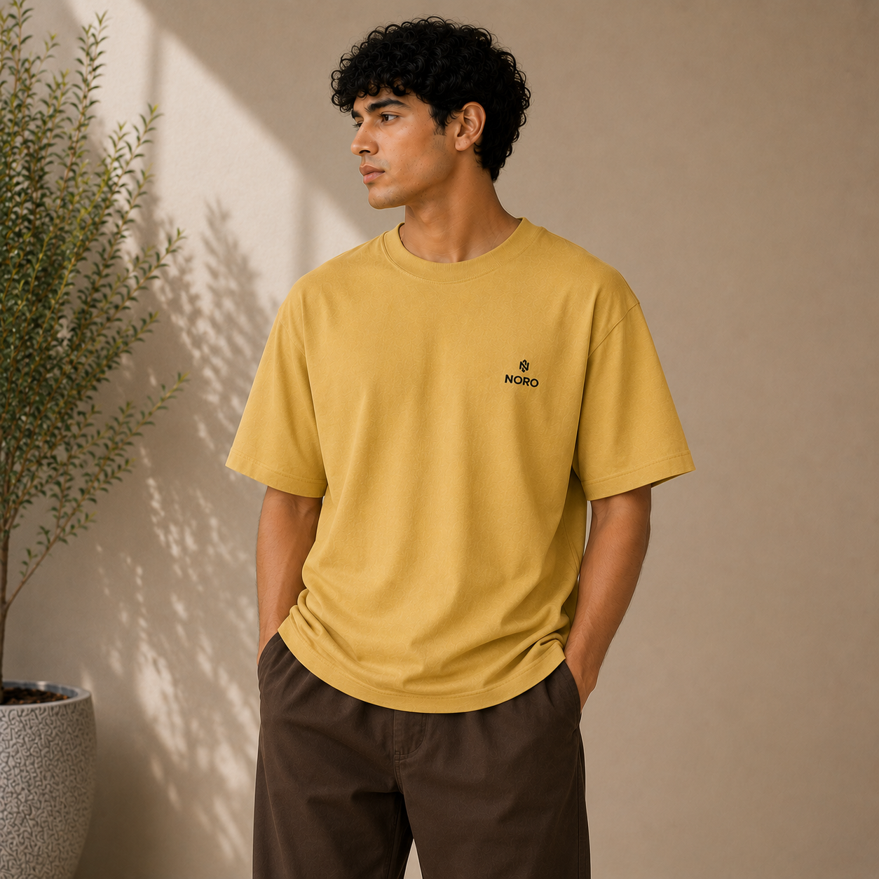 Golden Earth Oversized Tee