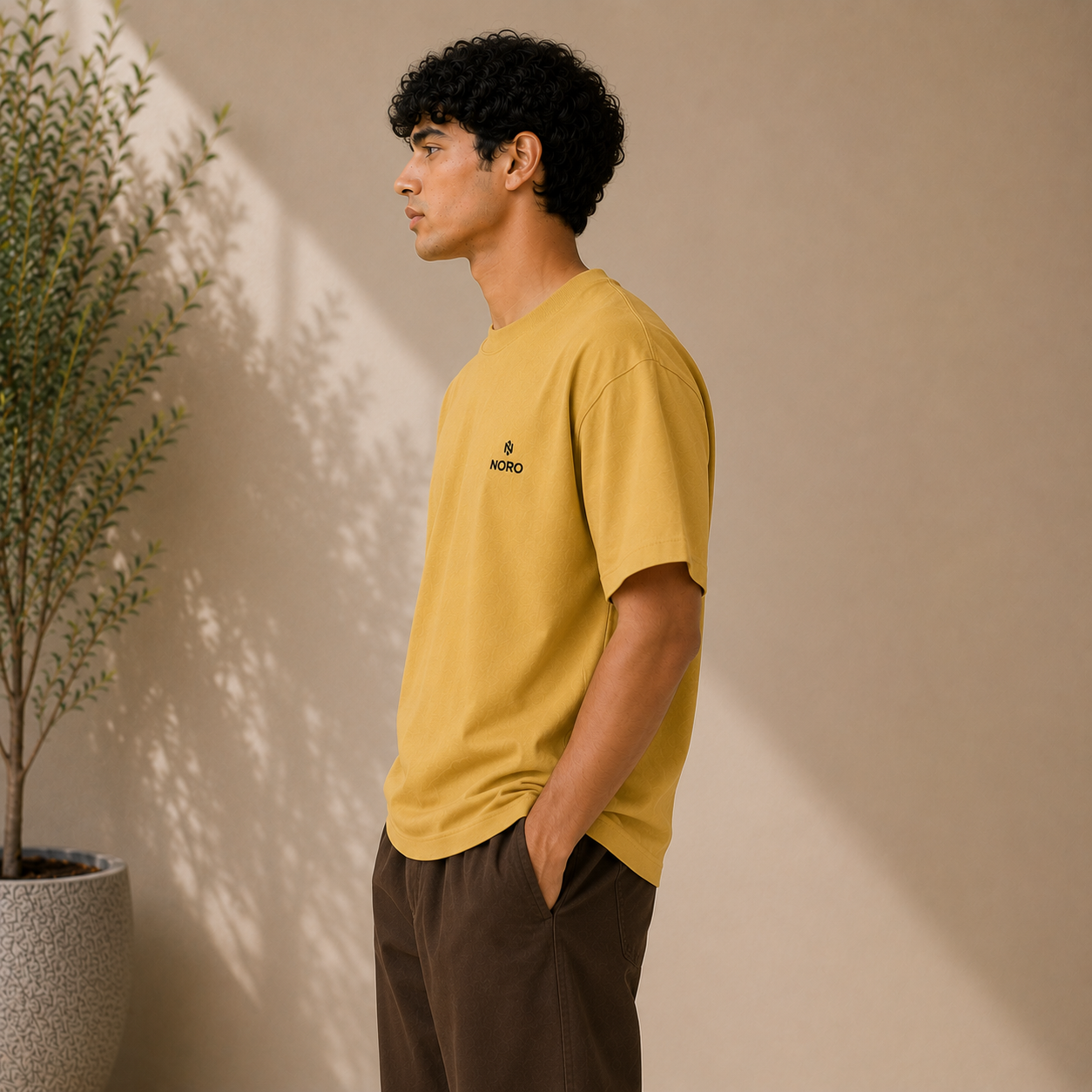 Golden Earth Oversized Tee