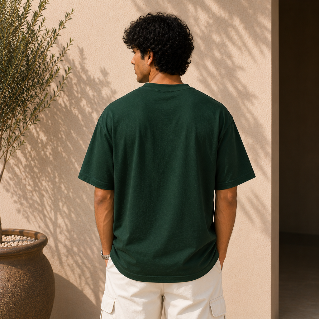 Forest Moss Oversized Tee