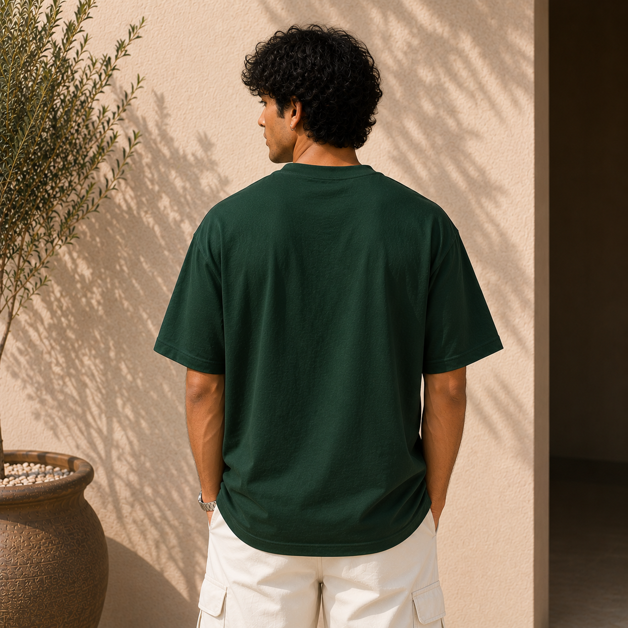 Forest Moss Oversized Tee