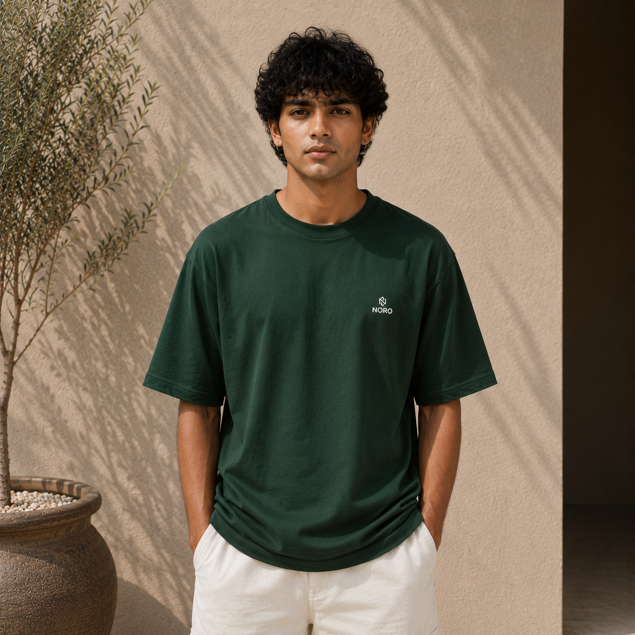 Forest Moss Oversized Tee