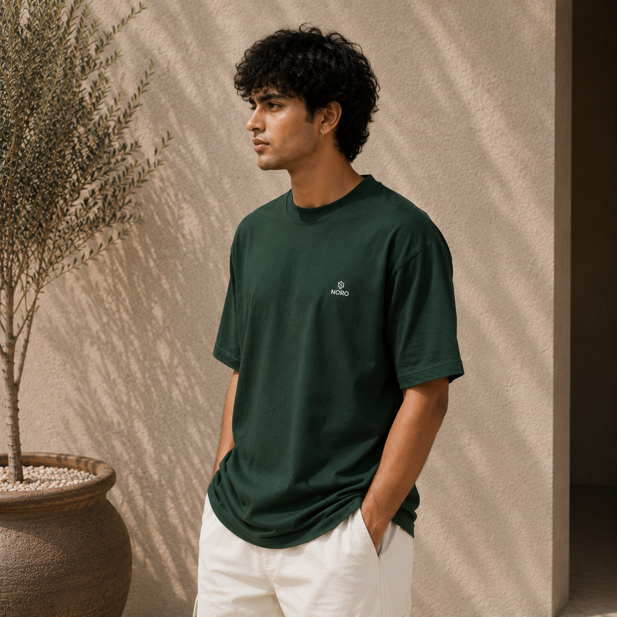 Forest Moss Oversized Tee