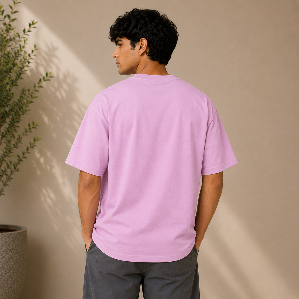 Dust Rose Oversized Tee