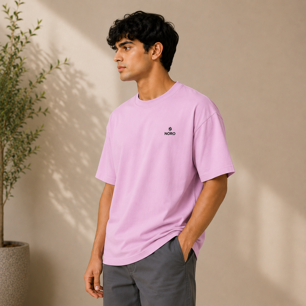 Dust Rose Oversized Tee